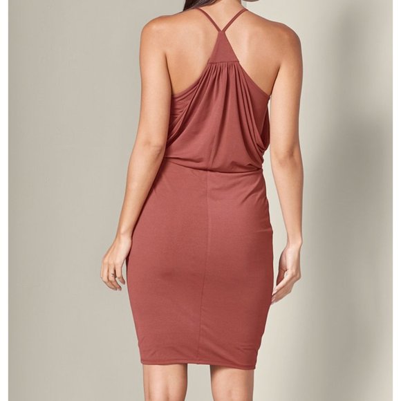 Rust mini dress - Picture 2 of 4